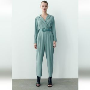 Zara Belted Jumpsuit